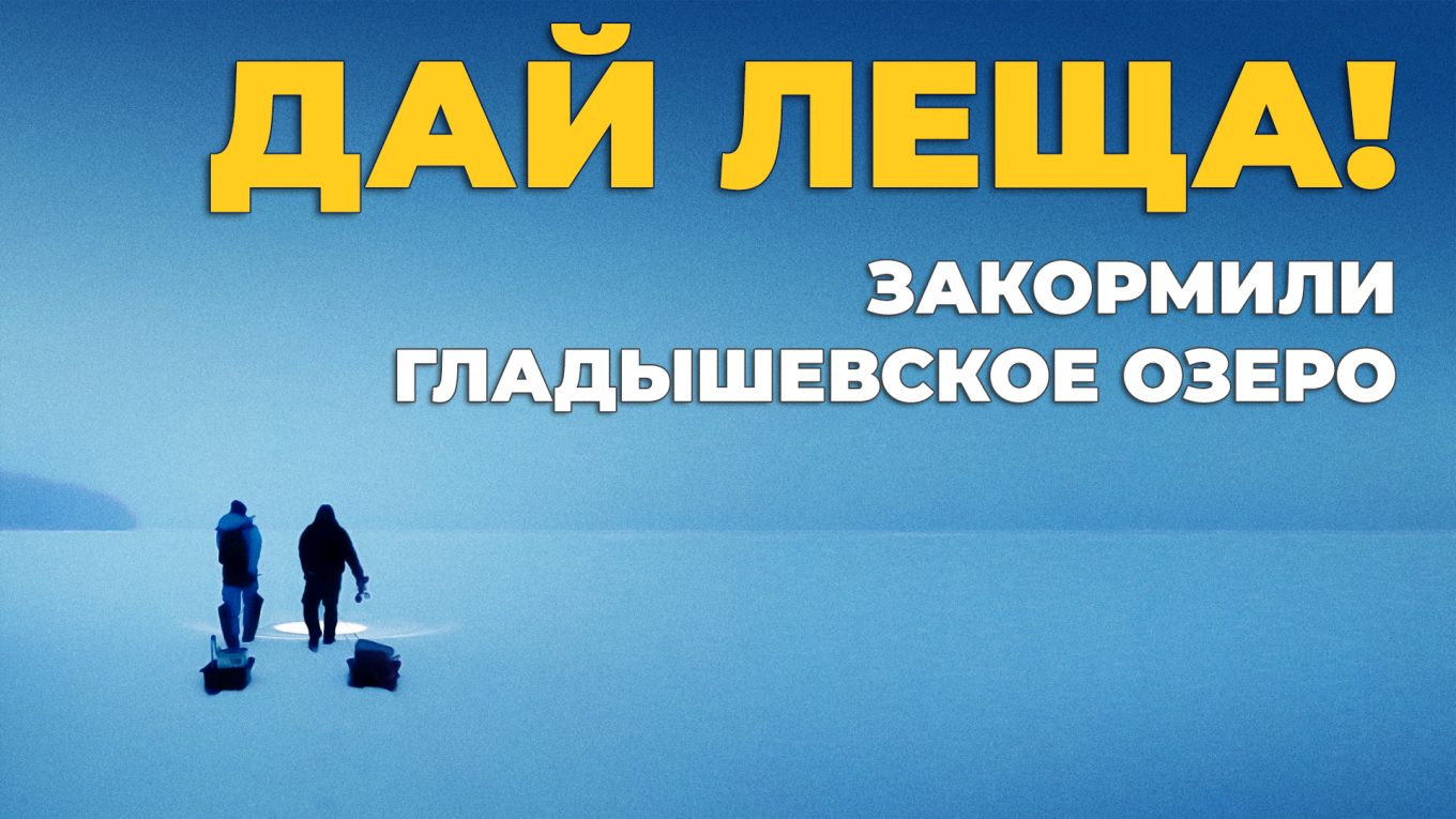 Гладышевское озеро. Дай нам леща! Зимняя рыбалка на леща в Ленинградской области